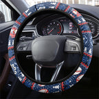 Roosters Rugby Christmas Steering Wheel Cover Aboriginal Seamless Cardigan Inspired
