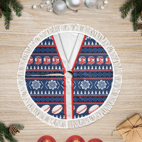 Roosters Rugby Christmas Tree Skirt Aboriginal Seamless Cardigan Inspired