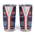 Roosters Rugby Christmas Tumbler Cup Aboriginal Seamless Cardigan Inspired