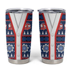 Roosters Rugby Christmas Tumbler Cup Aboriginal Seamless Cardigan Inspired