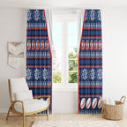 Roosters Rugby Christmas Window Curtain Aboriginal Seamless Cardigan Inspired