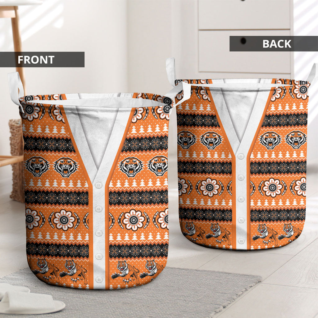 Tigers Rugby Christmas Laundry Basket Aboriginal Seamless Cardigan Inspired