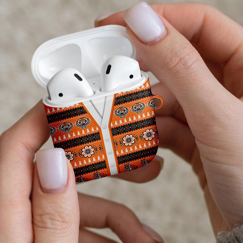 Tigers Rugby Christmas AirPods Case Aboriginal Seamless Cardigan Inspired