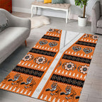 Tigers Rugby Christmas Area Rug Aboriginal Seamless Cardigan Inspired