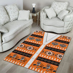 Tigers Rugby Christmas Area Rug Aboriginal Seamless Cardigan Inspired