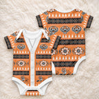 Tigers Rugby Christmas Baby Onesie Aboriginal Seamless Cardigan Inspired