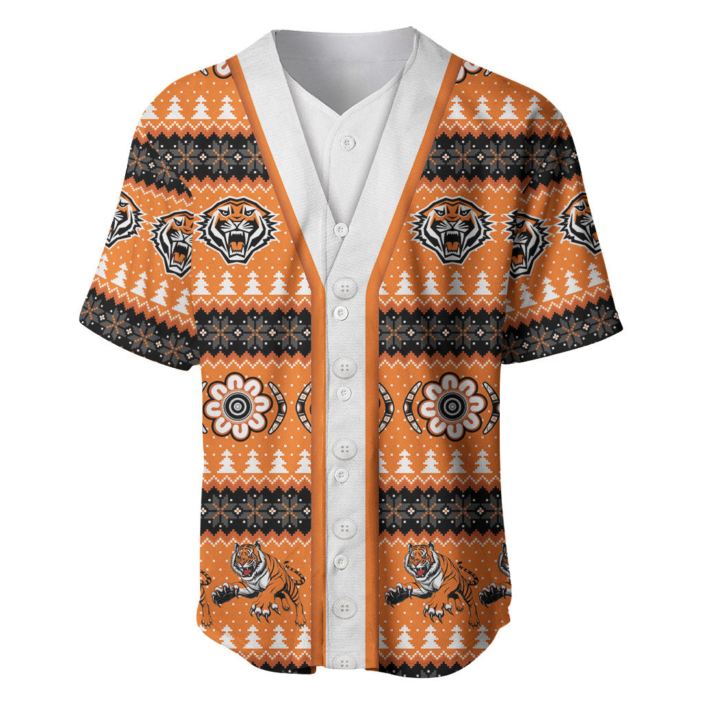 Tigers Rugby Christmas Baseball Jersey Aboriginal Seamless Cardigan Inspired
