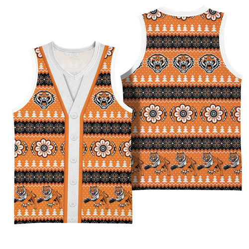 Tigers Rugby Christmas Basketball Jersey Aboriginal Seamless Cardigan Inspired