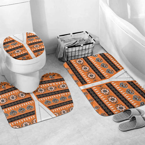 Tigers Rugby Christmas Bathroom Set Aboriginal Seamless Cardigan Inspired