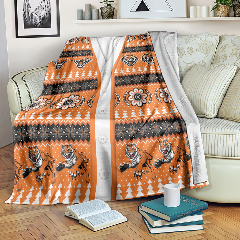 Tigers Rugby Christmas Blanket Aboriginal Seamless Cardigan Inspired