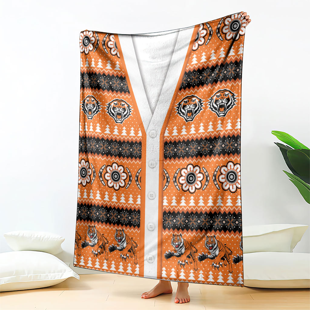 Tigers Rugby Christmas Blanket Aboriginal Seamless Cardigan Inspired
