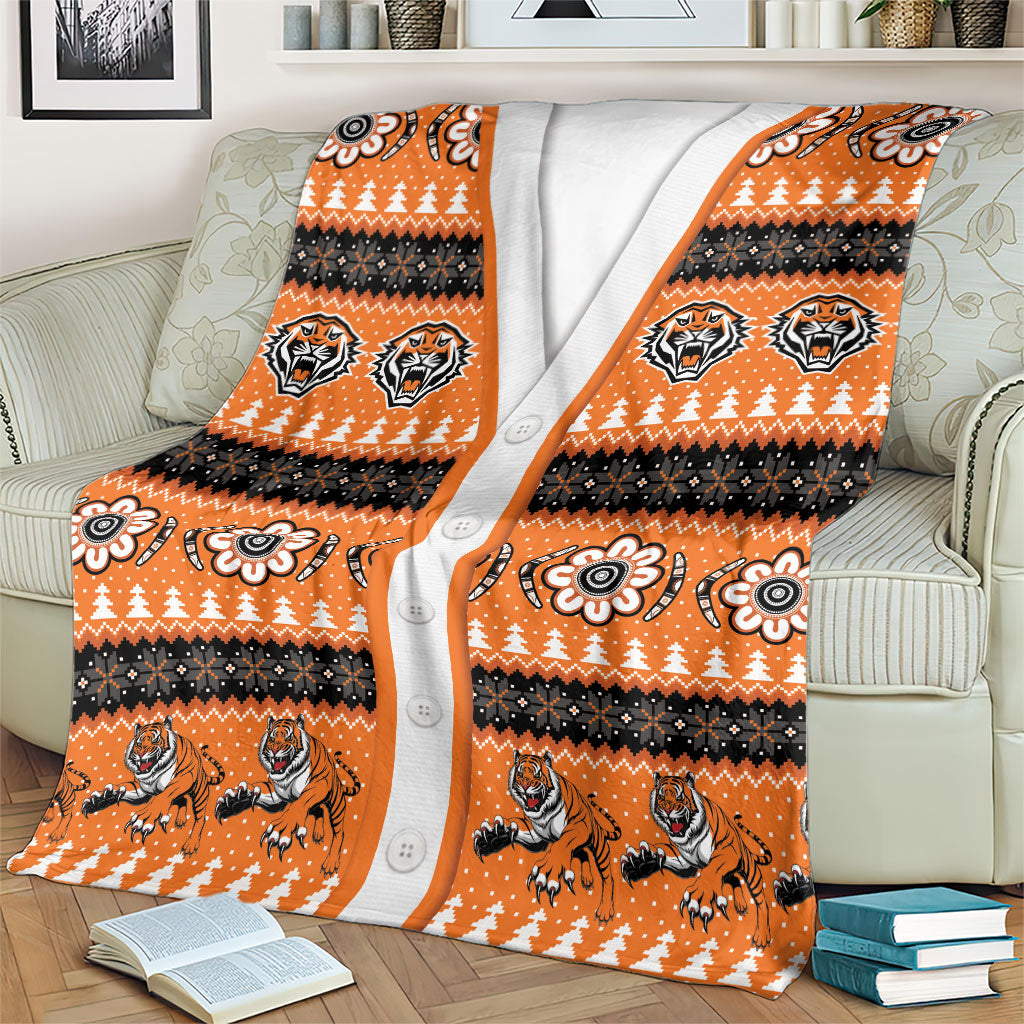 Tigers Rugby Christmas Blanket Aboriginal Seamless Cardigan Inspired