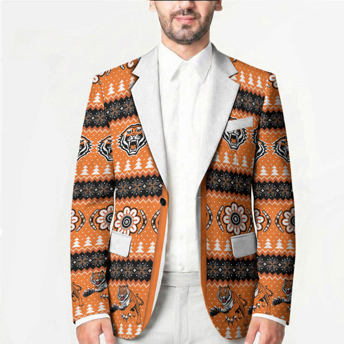 Tigers Rugby Christmas Blazer Aboriginal Seamless Cardigan Inspired