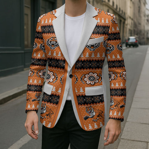 Tigers Rugby Christmas Blazer Aboriginal Seamless Cardigan Inspired