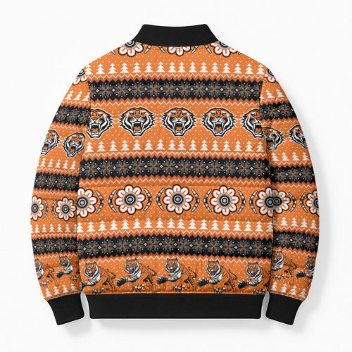 Tigers Rugby Christmas Bomber Puffer Jacket Aboriginal Seamless Cardigan Inspired