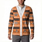 Tigers Rugby Christmas Button Sweatshirt Aboriginal Seamless Cardigan Inspired