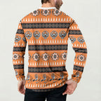 Tigers Rugby Christmas Button Sweatshirt Aboriginal Seamless Cardigan Inspired