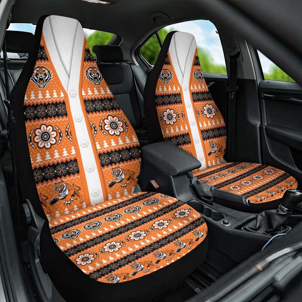 Tigers Rugby Christmas Car Seat Cover Aboriginal Seamless Cardigan Inspired