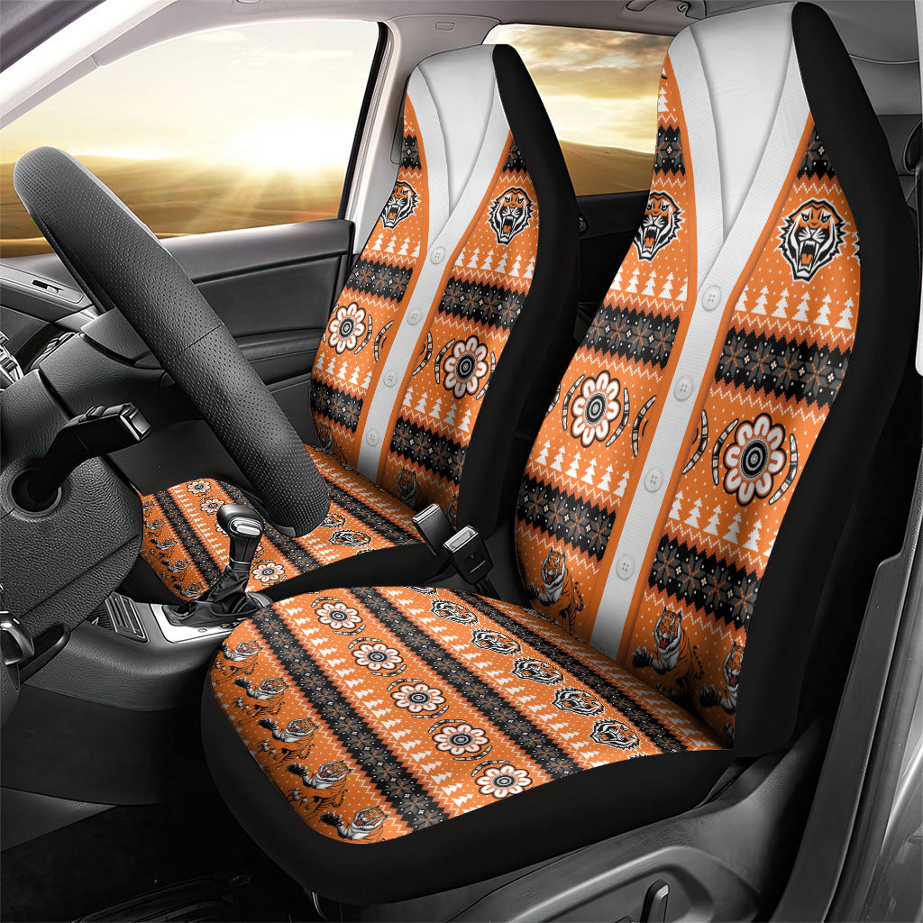 Tigers Rugby Christmas Car Seat Cover Aboriginal Seamless Cardigan Inspired