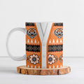 Tigers Rugby Christmas Ceramic Mug Aboriginal Seamless Cardigan Inspired