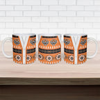 Tigers Rugby Christmas Ceramic Mug Aboriginal Seamless Cardigan Inspired