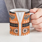 Tigers Rugby Christmas Ceramic Mug Aboriginal Seamless Cardigan Inspired