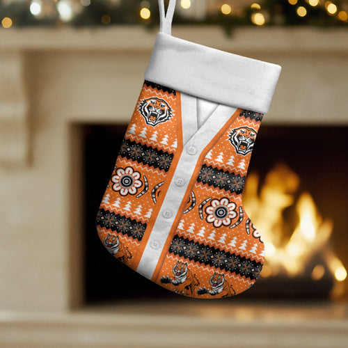 Tigers Rugby Christmas Stocking Aboriginal Seamless Cardigan Inspired