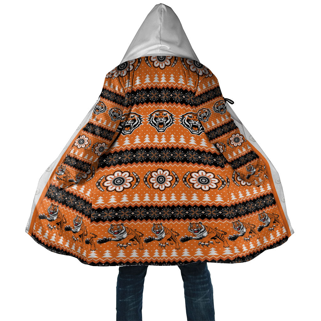 Tigers Rugby Christmas Cloak Aboriginal Seamless Cardigan Inspired