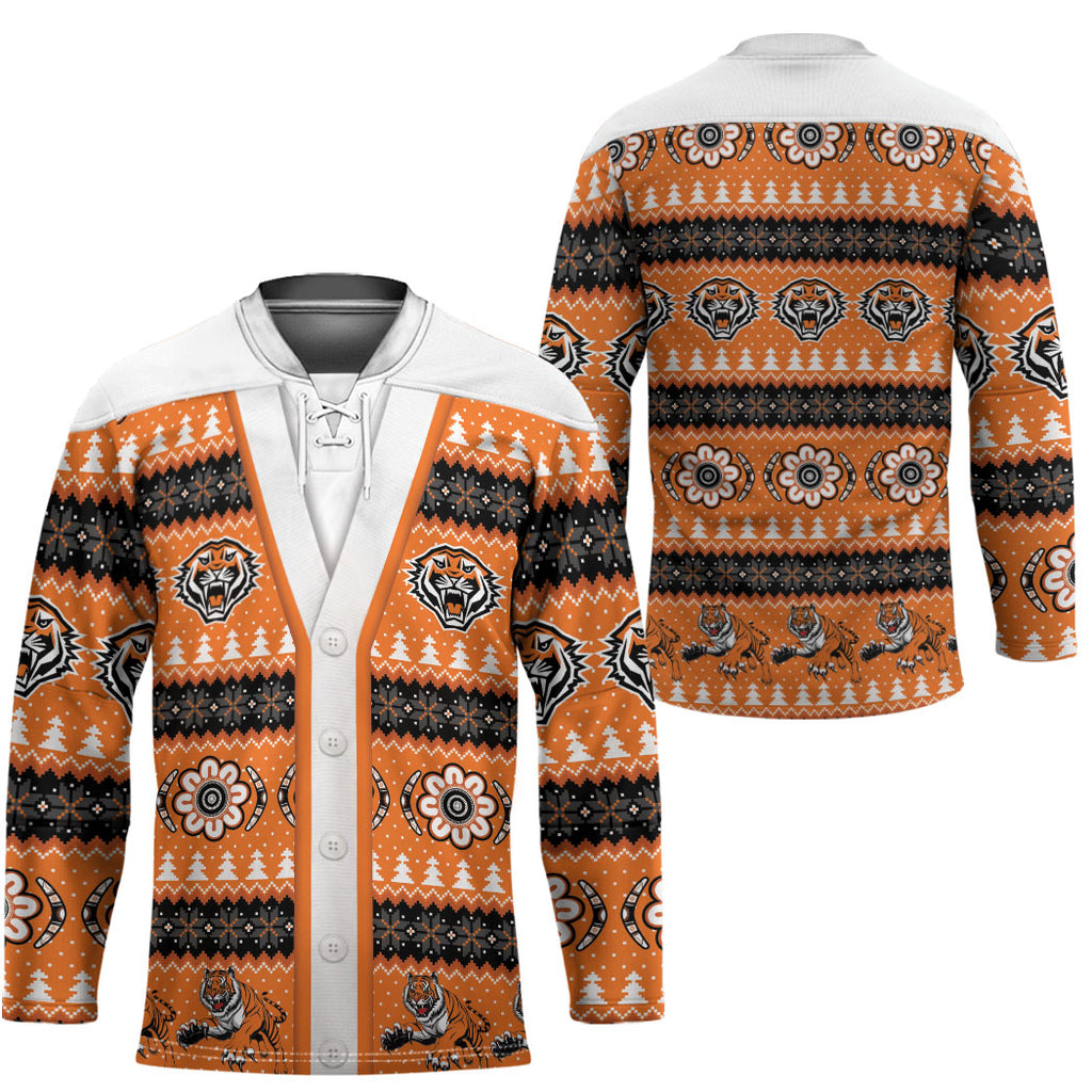 Tigers Rugby Christmas Hockey Jersey Aboriginal Seamless Cardigan Inspired
