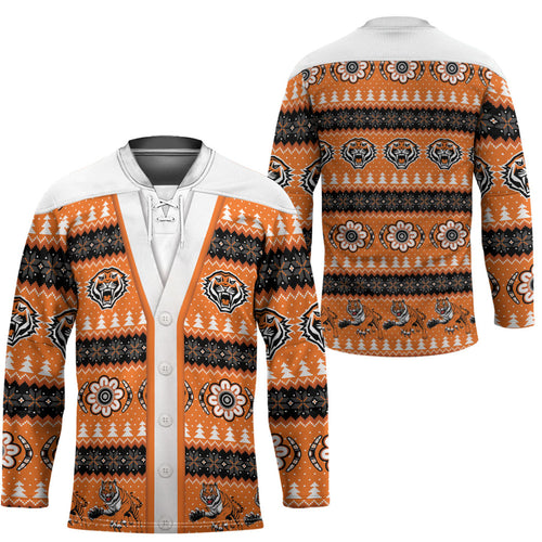 Tigers Rugby Christmas Hockey Jersey Aboriginal Seamless Cardigan Inspired