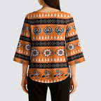 Tigers Rugby Christmas Kimono Sleeve Blouse Aboriginal Seamless Cardigan Inspired