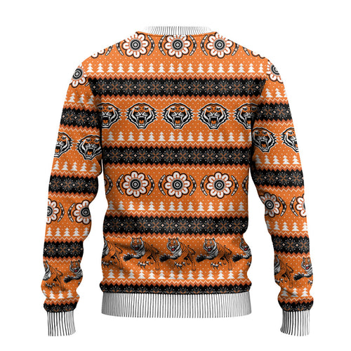 Tigers Rugby Christmas Ugly Christmas Sweater Aboriginal Seamless Cardigan Inspired
