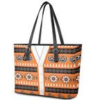 Tigers Rugby Christmas Leather Tote Bag Aboriginal Seamless Cardigan Inspired