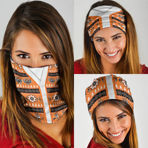 Tigers Rugby Christmas Neck Gaiter Aboriginal Seamless Cardigan Inspired