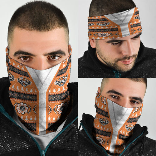 Tigers Rugby Christmas Neck Gaiter Aboriginal Seamless Cardigan Inspired