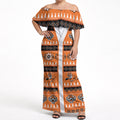 Tigers Rugby Christmas Off Shoulder Maxi Dress Aboriginal Seamless Cardigan Inspired