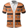 Tigers Rugby Christmas Polo Shirt Aboriginal Seamless Cardigan Inspired