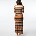 Tigers Rugby Christmas Puletasi Aboriginal Seamless Cardigan Inspired
