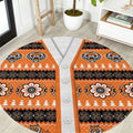 Tigers Rugby Christmas Round Carpet Aboriginal Seamless Cardigan Inspired