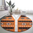 Tigers Rugby Christmas Round Carpet Aboriginal Seamless Cardigan Inspired