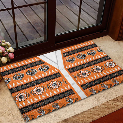 Tigers Rugby Christmas Rubber Doormat Aboriginal Seamless Cardigan Inspired