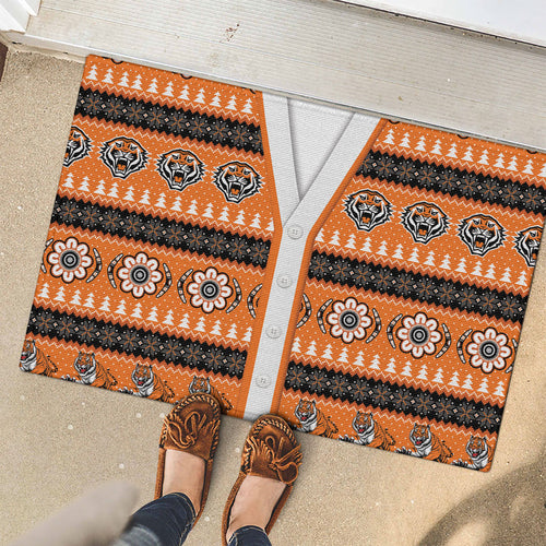 Tigers Rugby Christmas Rubber Doormat Aboriginal Seamless Cardigan Inspired