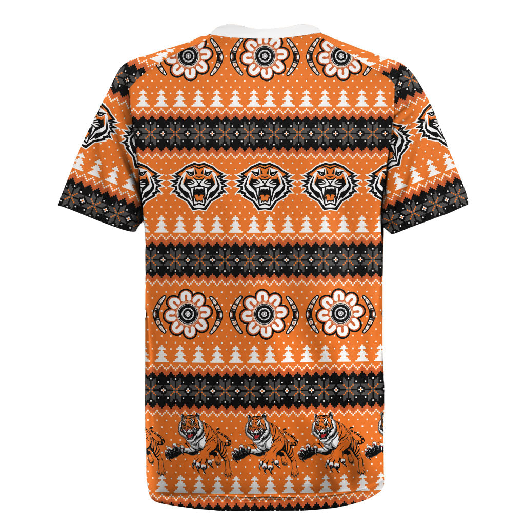 Tigers Rugby Christmas Rugby Jersey Aboriginal Seamless Cardigan Inspired