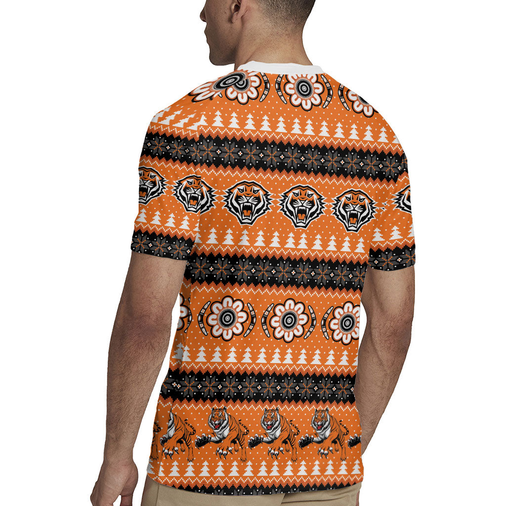 Tigers Rugby Christmas Rugby Jersey Aboriginal Seamless Cardigan Inspired