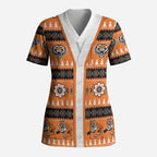 Tigers Rugby Christmas Scrub Top Aboriginal Seamless Cardigan Inspired
