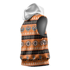 Tigers Rugby Christmas Sleeveless Hoodie Aboriginal Seamless Cardigan Inspired
