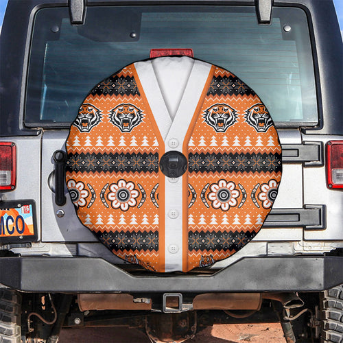 Tigers Rugby Christmas Spare Tire Cover Aboriginal Seamless Cardigan Inspired