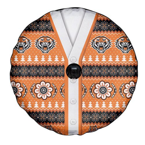 Tigers Rugby Christmas Spare Tire Cover Aboriginal Seamless Cardigan Inspired