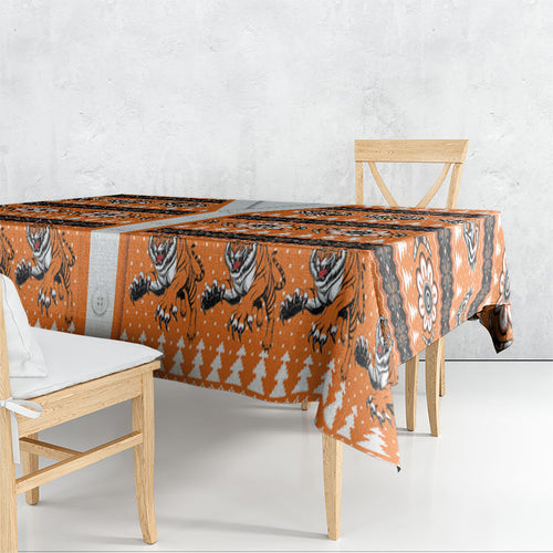 Tigers Rugby Christmas Tablecloth Aboriginal Seamless Cardigan Inspired