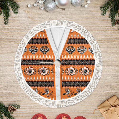 Tigers Rugby Christmas Tree Skirt Aboriginal Seamless Cardigan Inspired